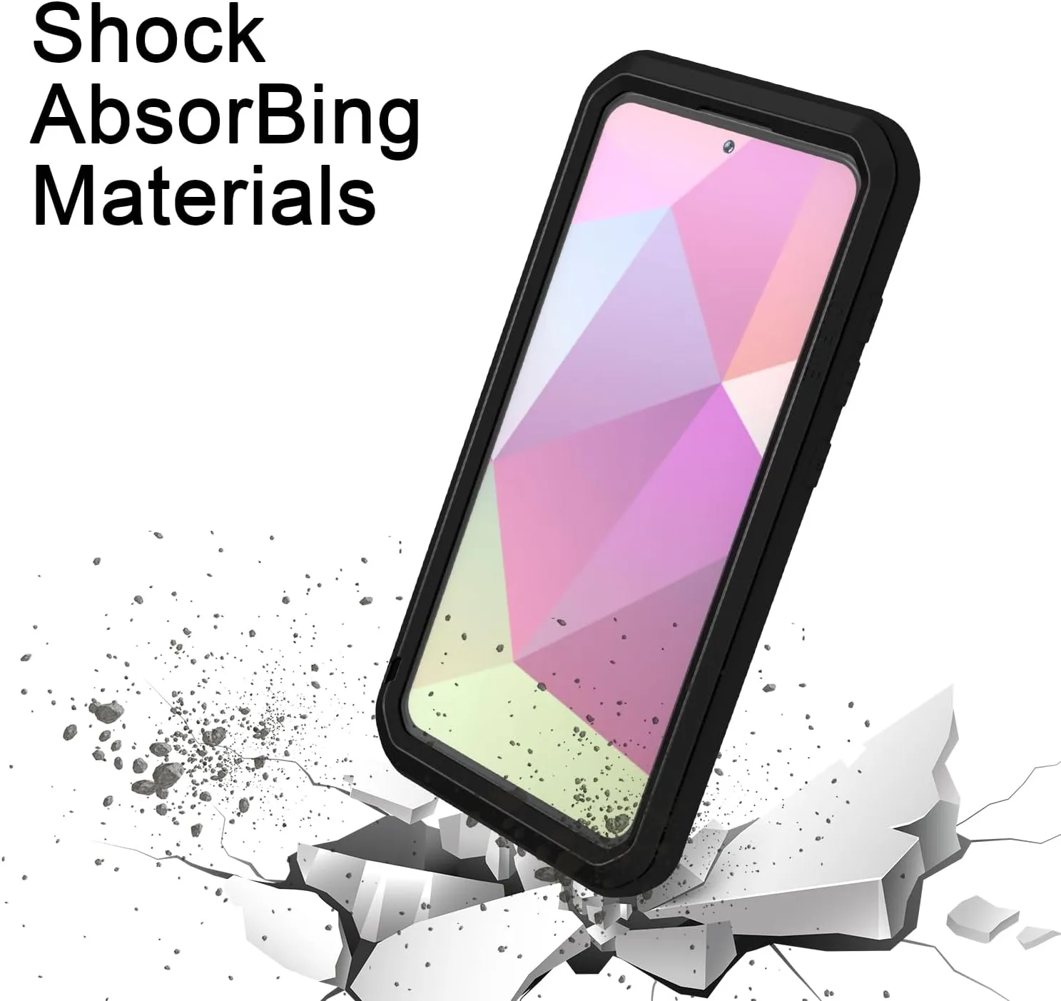 LOVE MEI Compatible with Samsung Galaxy S24 Plus Case, Outdoor Waterproof Military Heavy Duty Shockproof Dust/Dirt Proof Hybrid Aluminum Metal Silicone Tempered Glass Full Body Cover (Red)