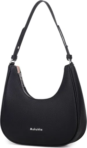 Makukke Small Shoulder Bag, Crossbody Bag - PU Leather, Y2K Vintage Party Handbag