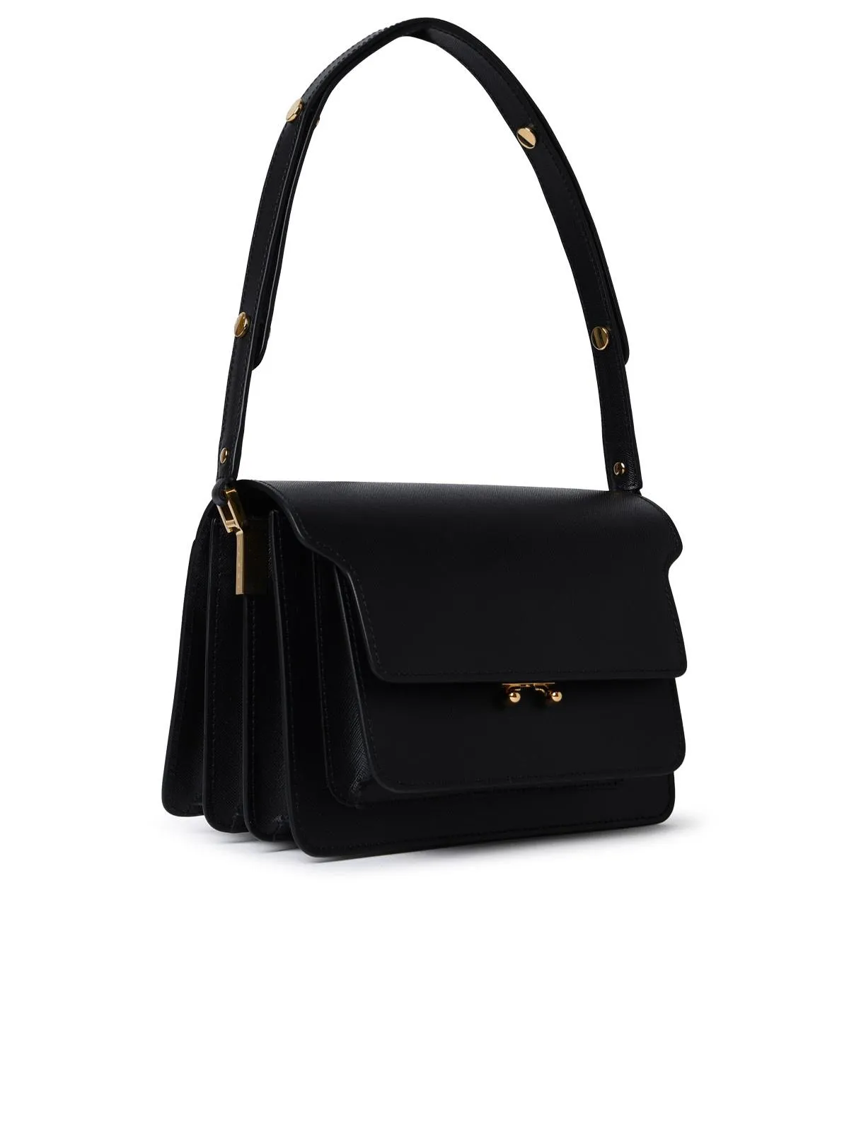 Marni Black Lear Trunk Bag