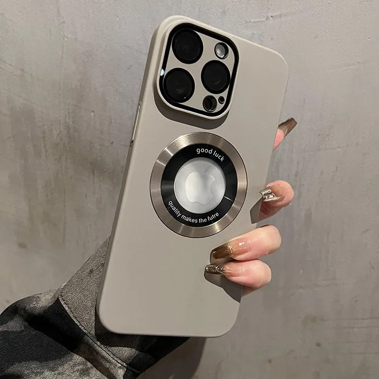 Matte Lens Film Shockproof Magsafe Case - iPhone