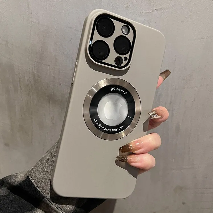 Matte Lens Film Shockproof Magsafe Case - iPhone