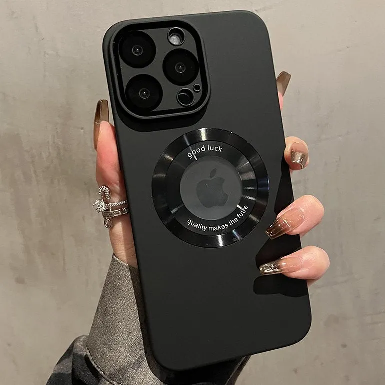 Matte Lens Film Shockproof Magsafe Case - iPhone