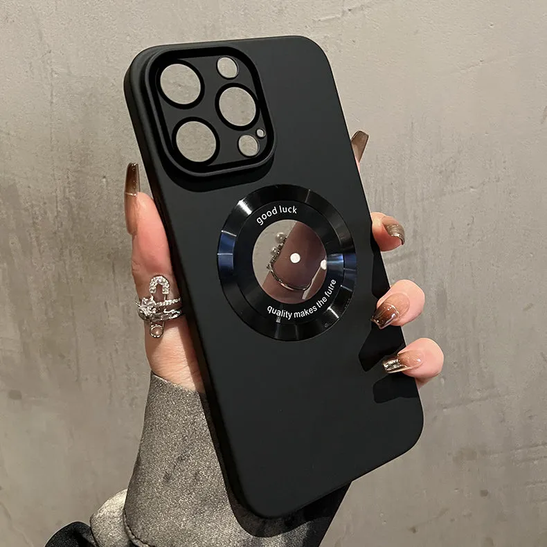 Matte Lens Film Shockproof Magsafe Case - iPhone