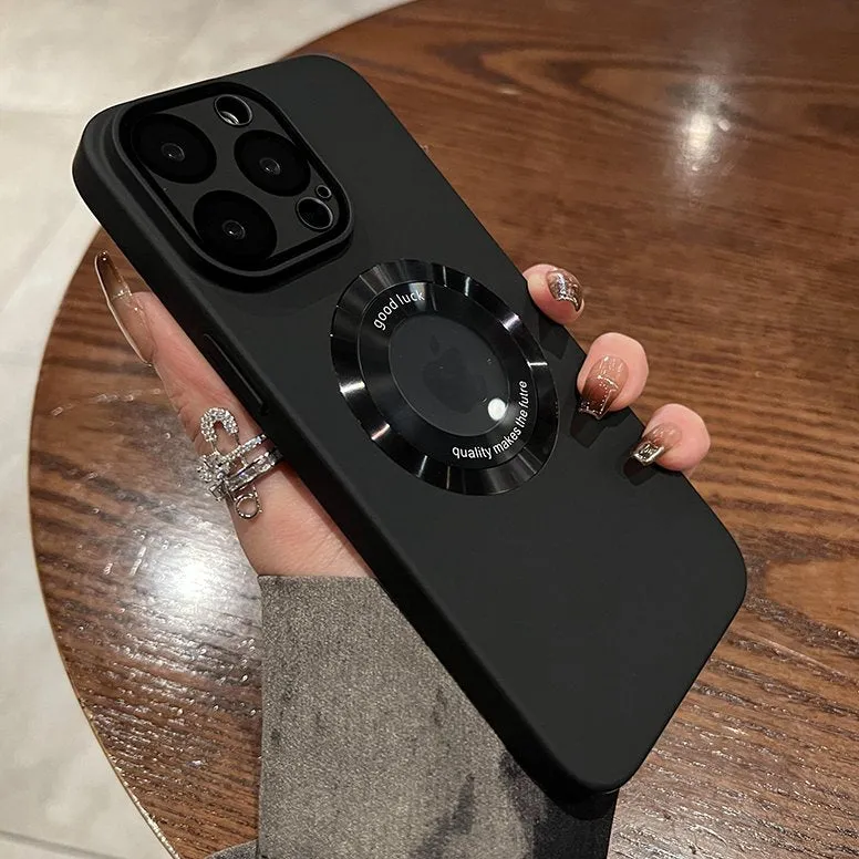 Matte Lens Film Shockproof Magsafe Case - iPhone