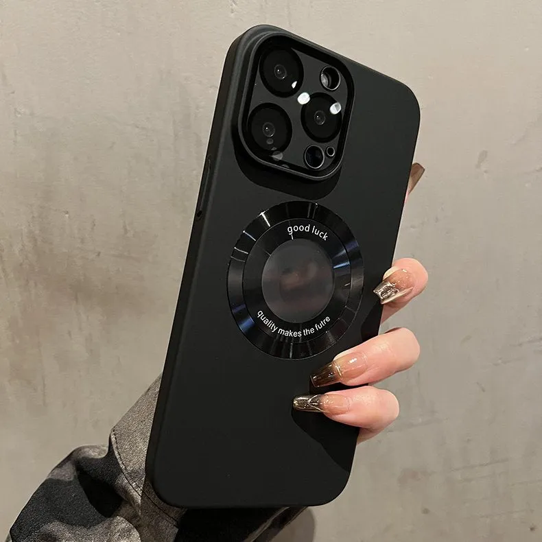 Matte Lens Film Shockproof Magsafe Case - iPhone