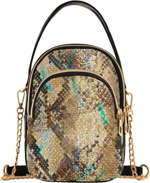 MCHIVER Crossbody Bag for Women Cell Phone Purse Wallet with Removable Chain Shoulder Handbag for Work Travel Passport Phone