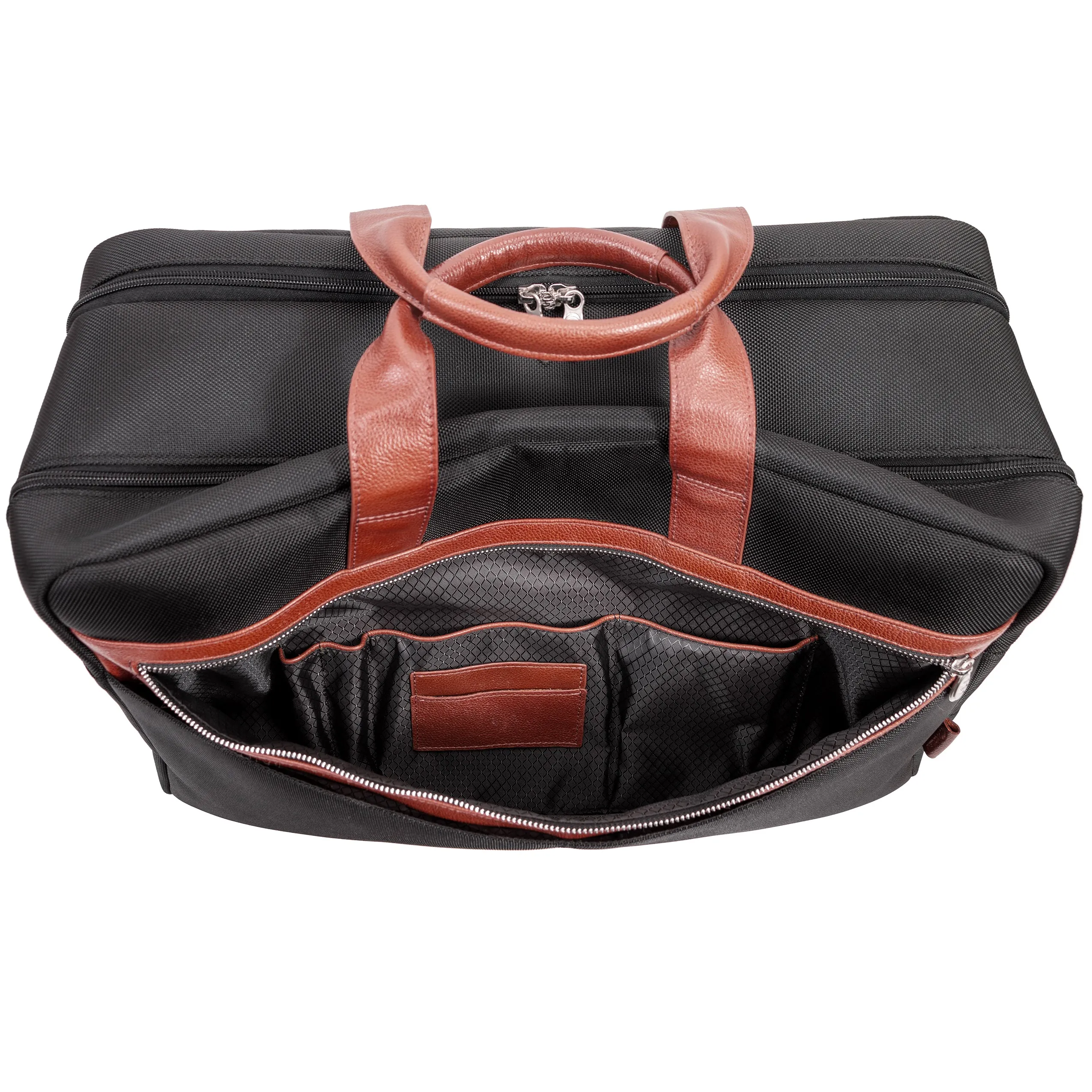 McKlein USA Wellington 21" Nylon Two-Tone Dual-Compartment Laptop & Tablet Carry-All Duffel