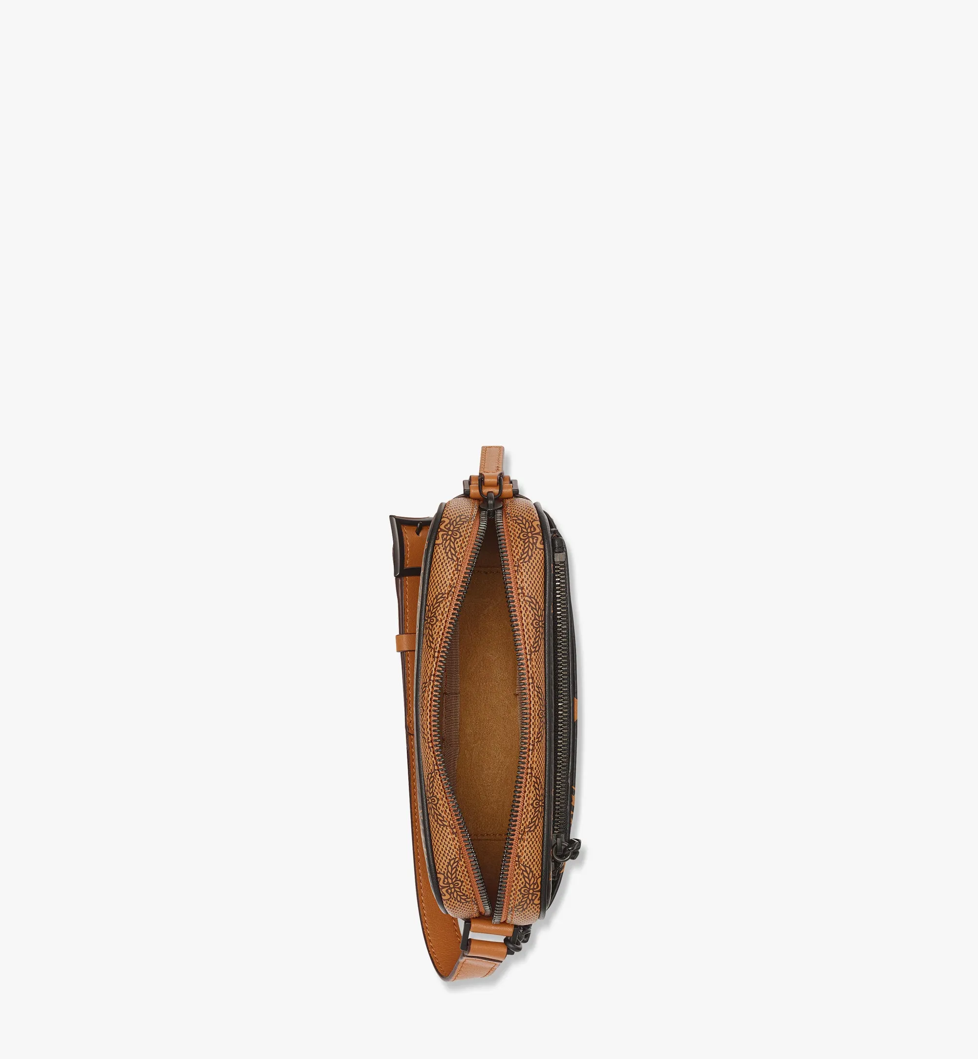 MCM Aren Ladies Crossbody w/ Pouch in Monogram Mix