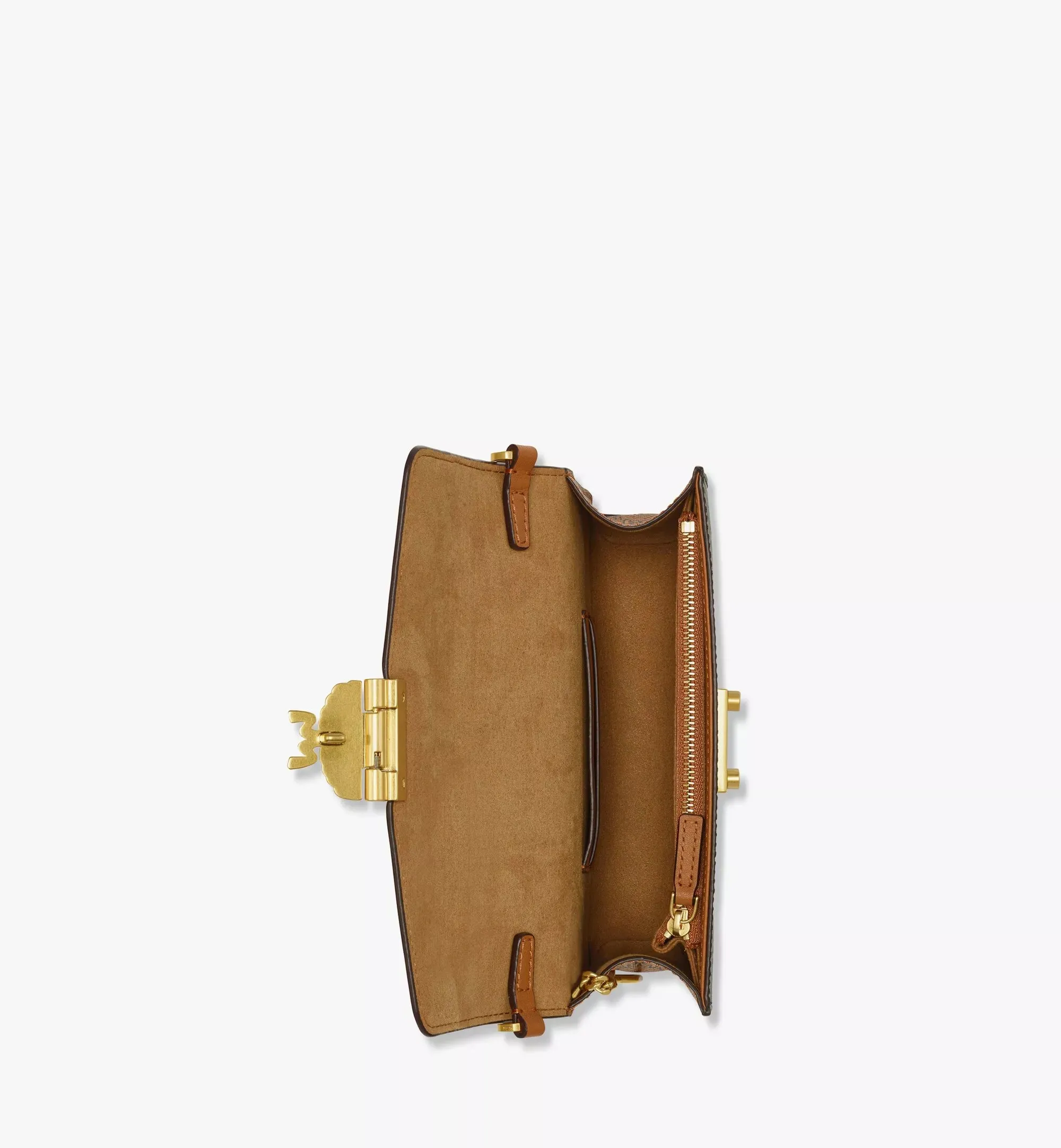MCM Tracy Ladies Crossbody in Monogram Mix
