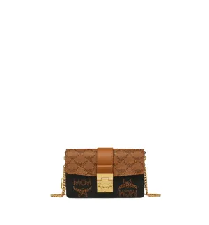 MCM Tracy Ladies Crossbody in Monogram Mix