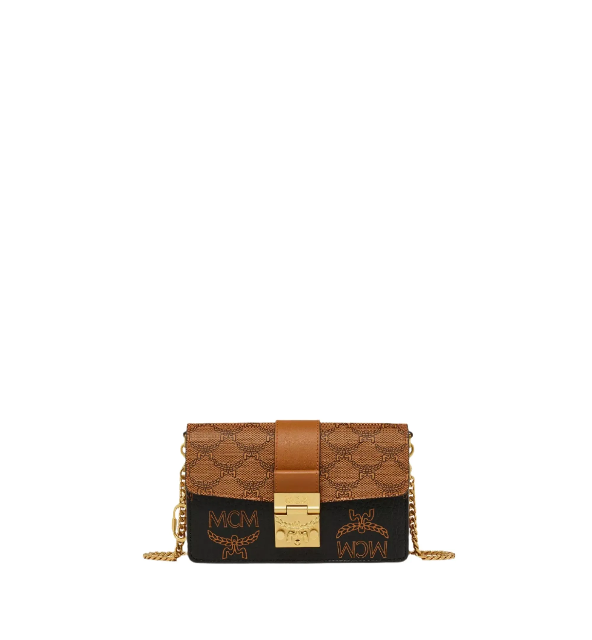 MCM Tracy Ladies Crossbody in Monogram Mix