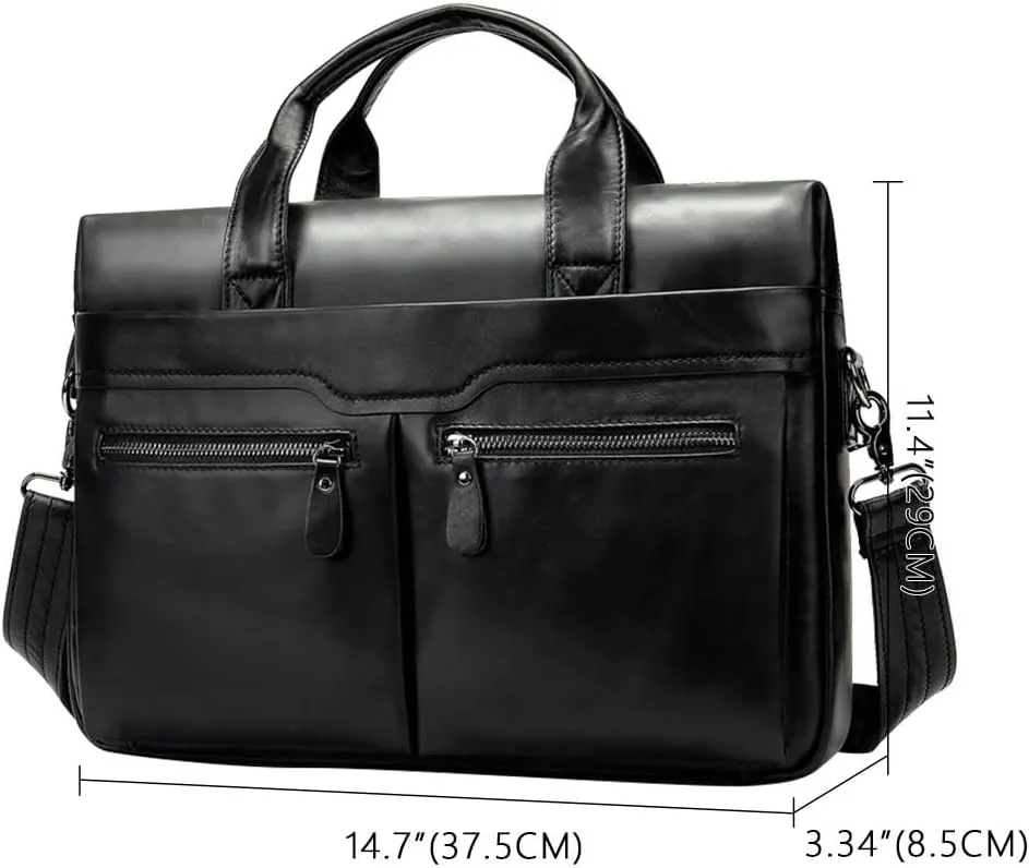 Men's Business Bag Shoulder Bag Carrying Briefcase Business Bag Shoulder Crossbody Bag