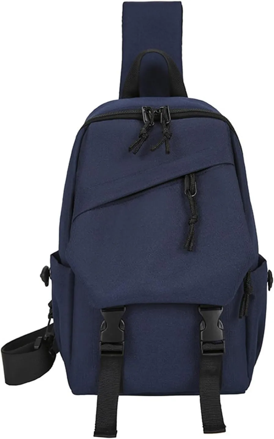 Men's Chest Bag Crossbody Bag Small Bag Shoulder Bag Wear-resistant Front Backpack(Blue)