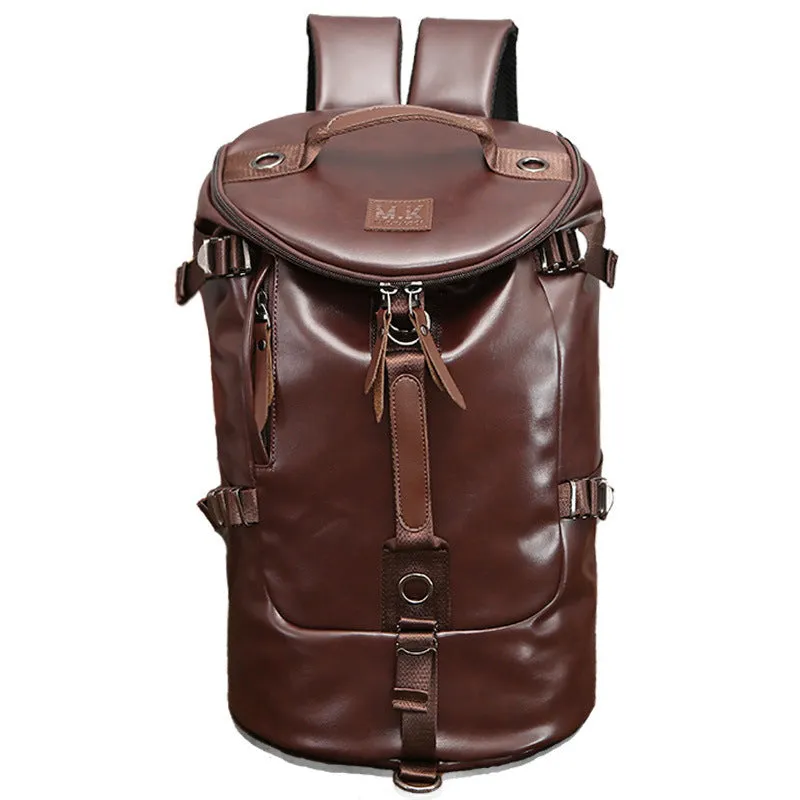 Men's Korean Style Canvas Fashionable Green Computer Backpacks