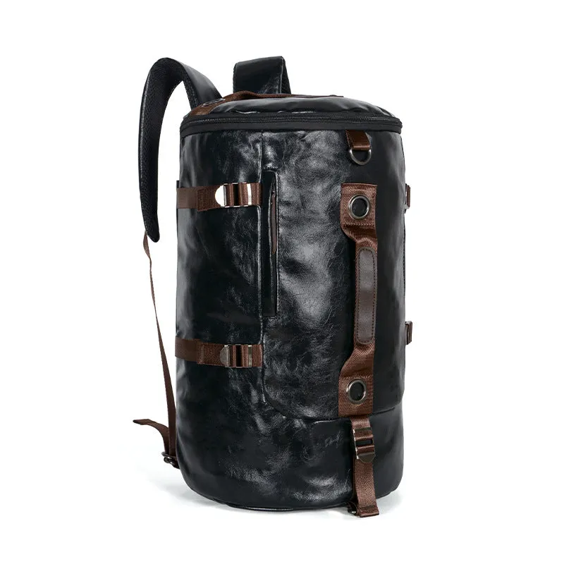 Men's Korean Style Canvas Fashionable Green Computer Backpacks