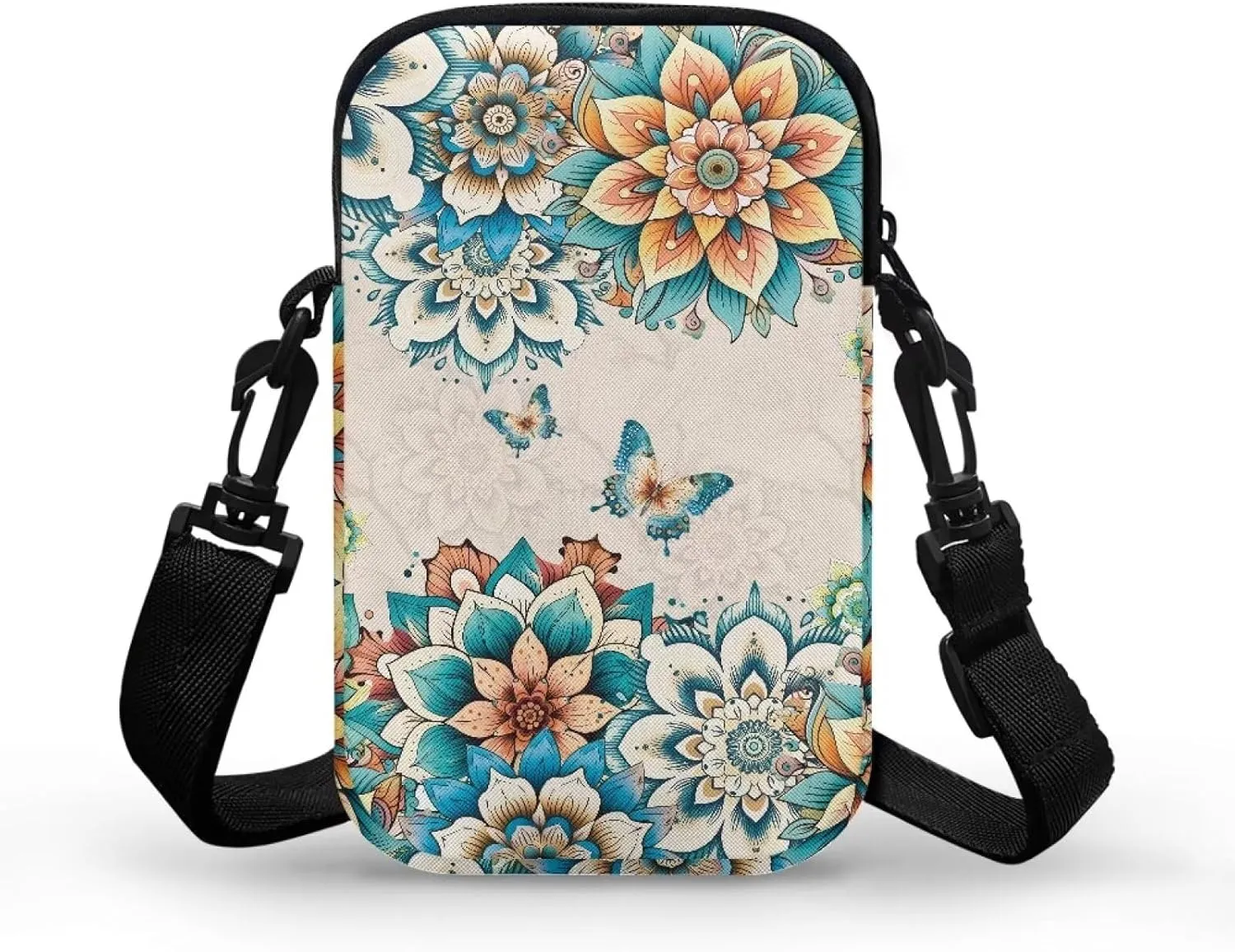 Messenger Bags for Women Portable Crossbody Purses with Double Pockets Cute Phone Purse