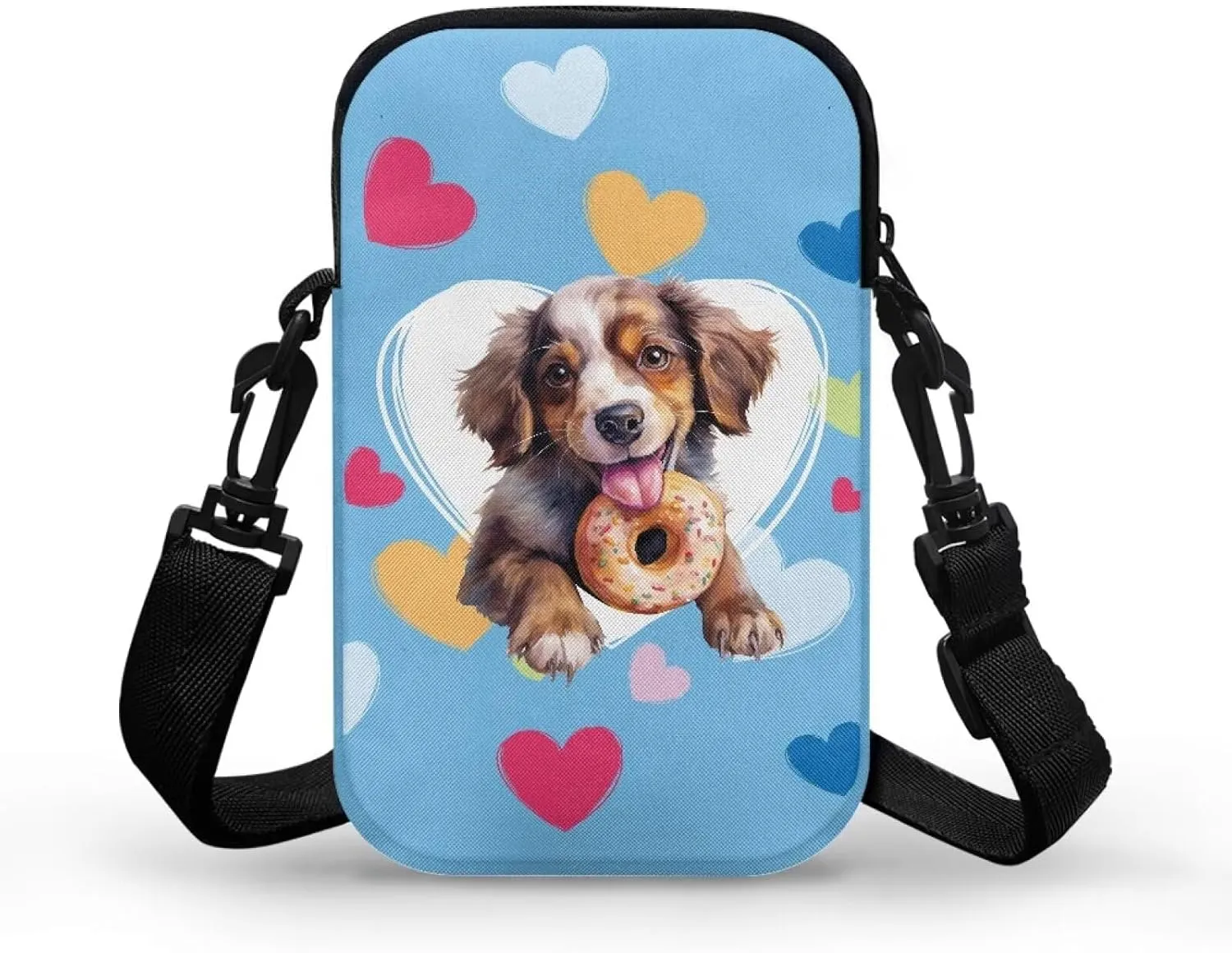 Messenger Bags for Women Portable Crossbody Purses with Double Pockets Cute Phone Purse