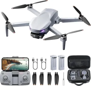 Mini X Drone with 4K Camera for Adults, 2-Axis Gimbal RC Quadcopter GPS Drone with Auto Return, 5G FPV Transmission, Wind Resistance,Follow Me,Long Flight Time and Distance, Easy Fly Gift for Beginner, Under249g