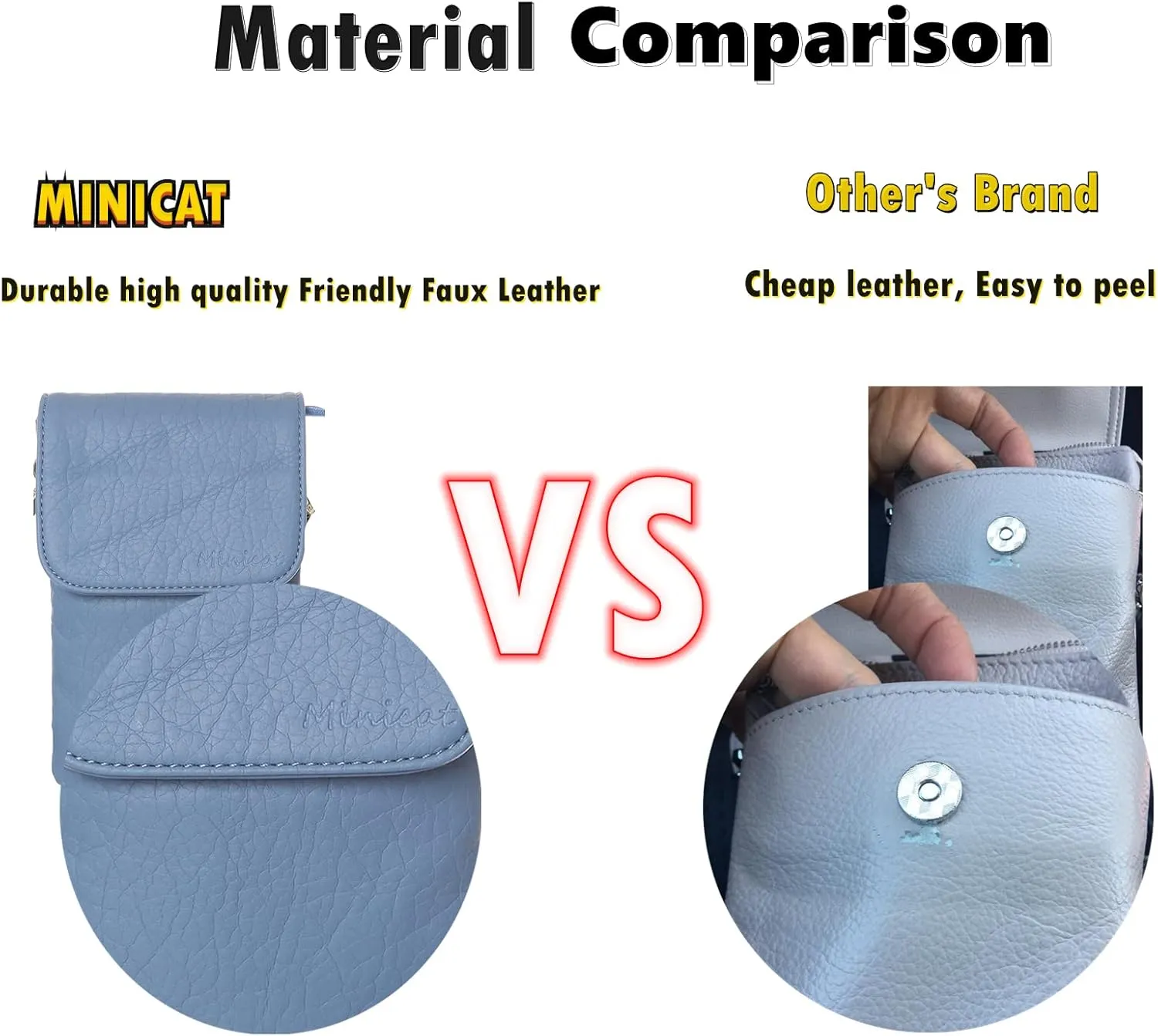 MINICAT Roomy Pockets Small Crossbody Bags Cell Phone Wallet Purses for Women