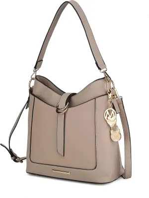 MKF Collection Crossbody Bag for Women, Vegan Leather Pocketbook Designer Handbag, Messenger Purse, Shoulder Bag By Mia K