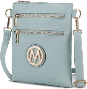 MKF Collection Women Crossbody Bag, Trendy Shoulder bag Crossover Purses for Women Sling Bag by Mia K