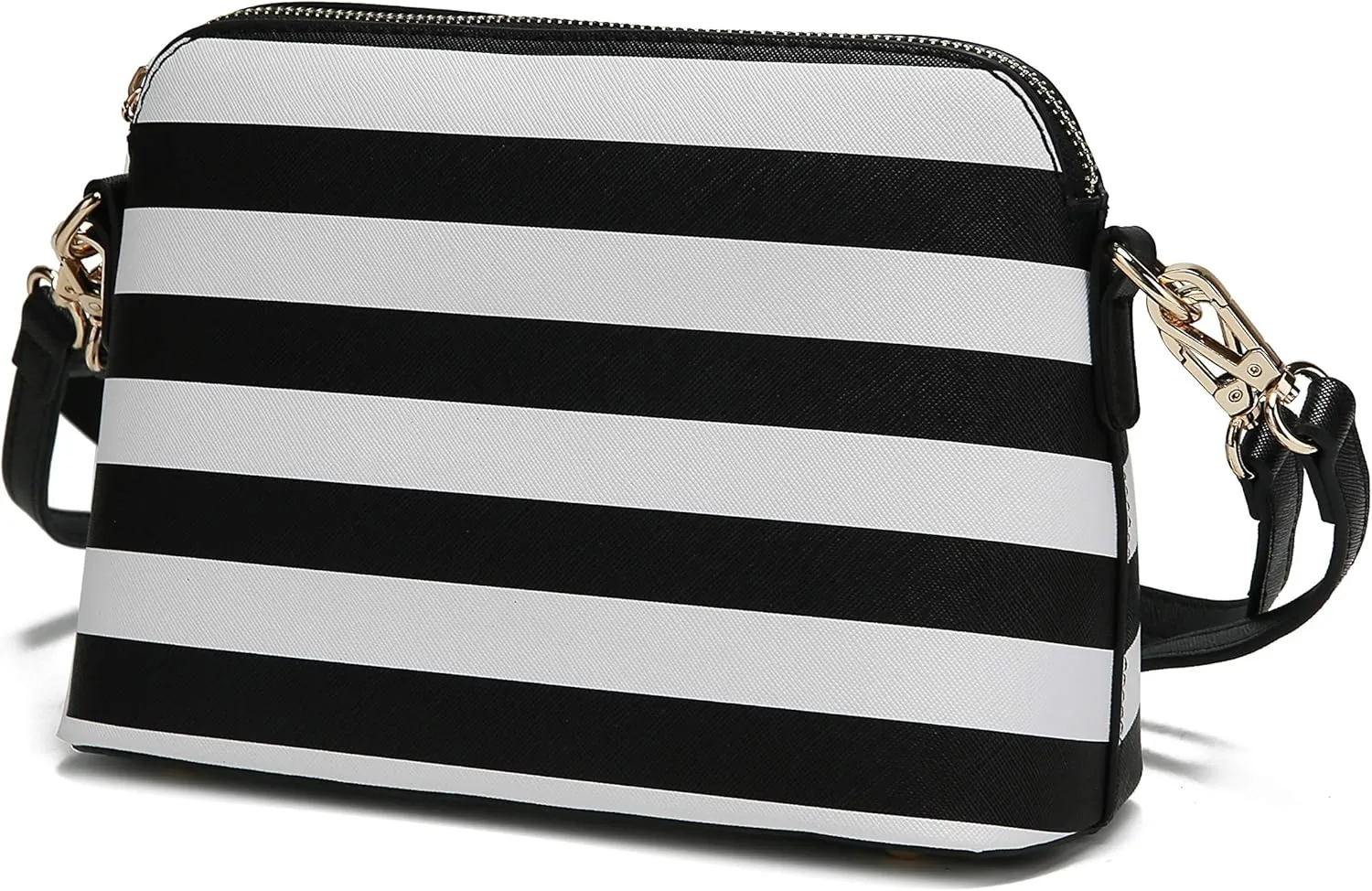 MKF Crossbody Bag for Women – PU Leather Pocketbook Handbag – Designer Side Messenger Purse, Shoulder Crossover