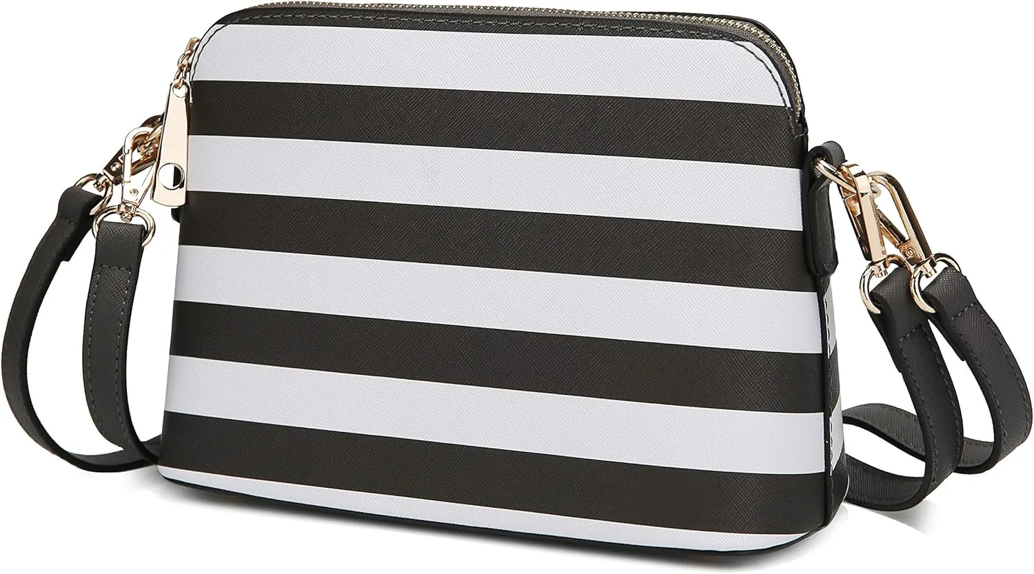 MKF Crossbody Bag for Women – PU Leather Pocketbook Handbag – Designer Side Messenger Purse, Shoulder Crossover