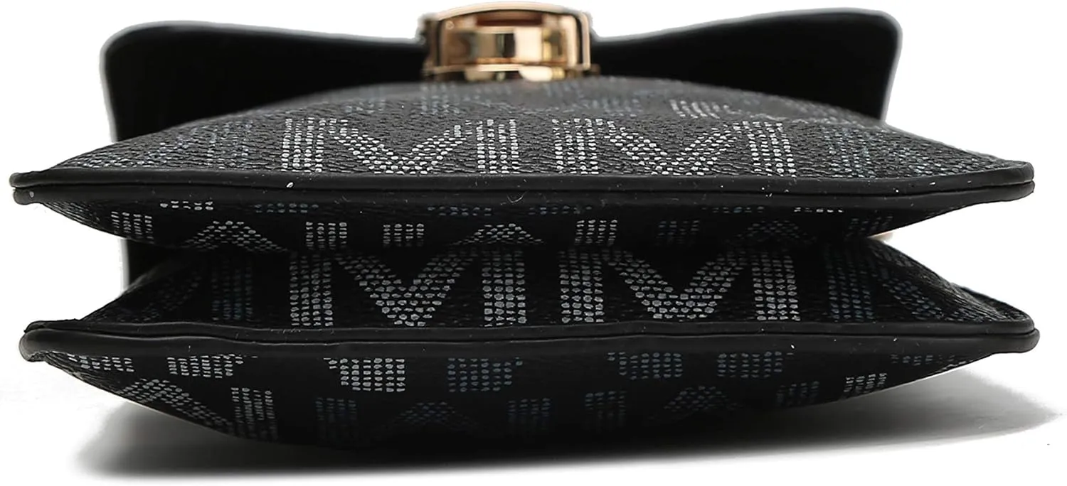 MKF Small Crossbody Cell Phone Purse Wallet for Women – PU Leather Cellphone Bag – Case with Shoulder Strap