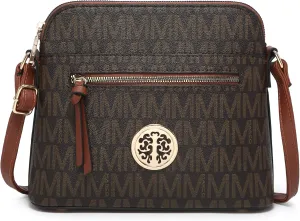 MKP COLLECTION Womens Fashion Crossbody Bag Medium Shoulder Purse with Adjustable Strap Multi Pockets for Travel Daily Use