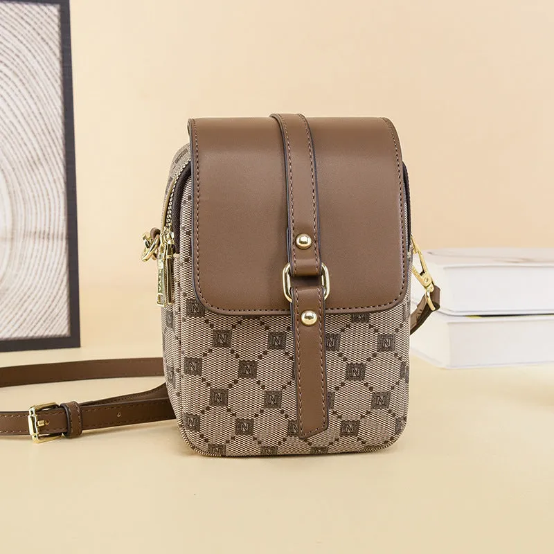 Mobile Phone Multi-Layer Crossbody Bag