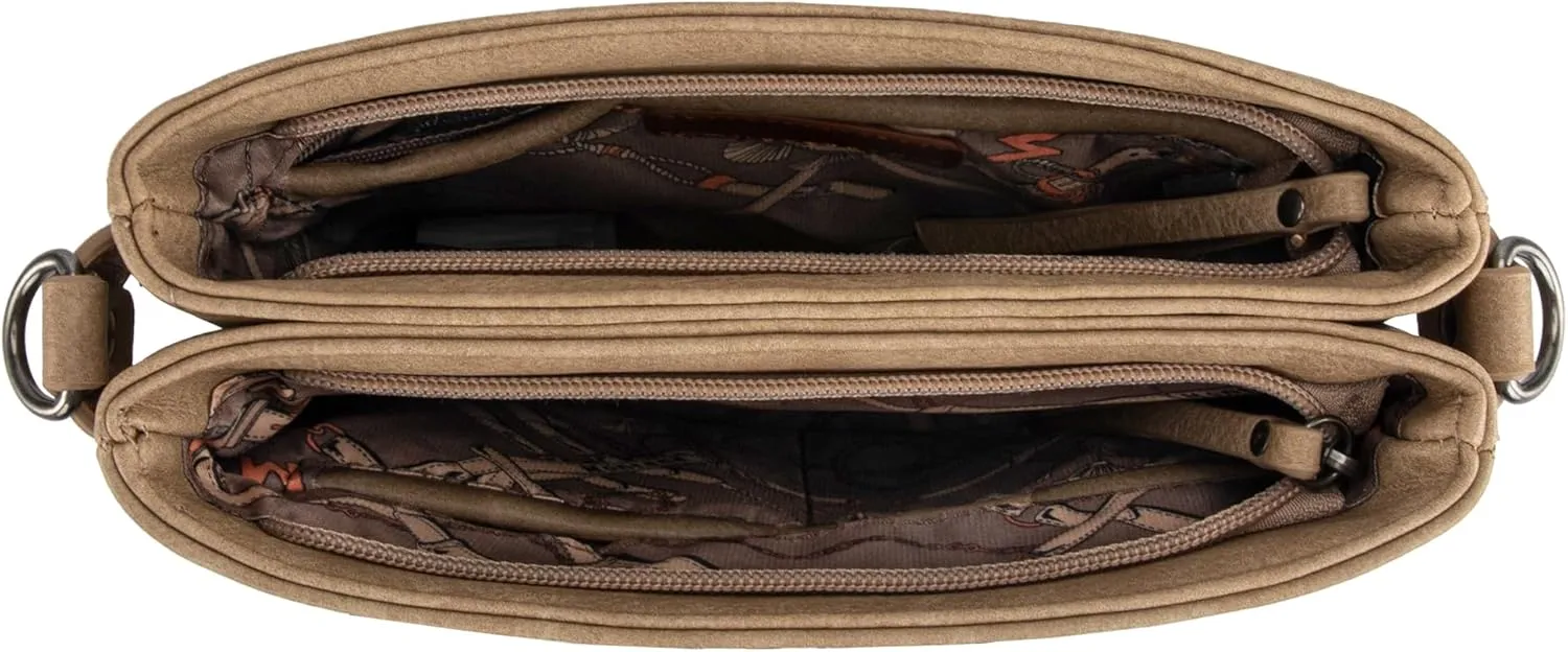 Montana West Crossbody Bags for Women Multi Pocket Cross Body Bag Purses with Guitar Strap