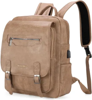 Montana West Laptop Backpack Purse for Women Vintage Backpack Casual Daypack for Travel Work with USB Charging Port