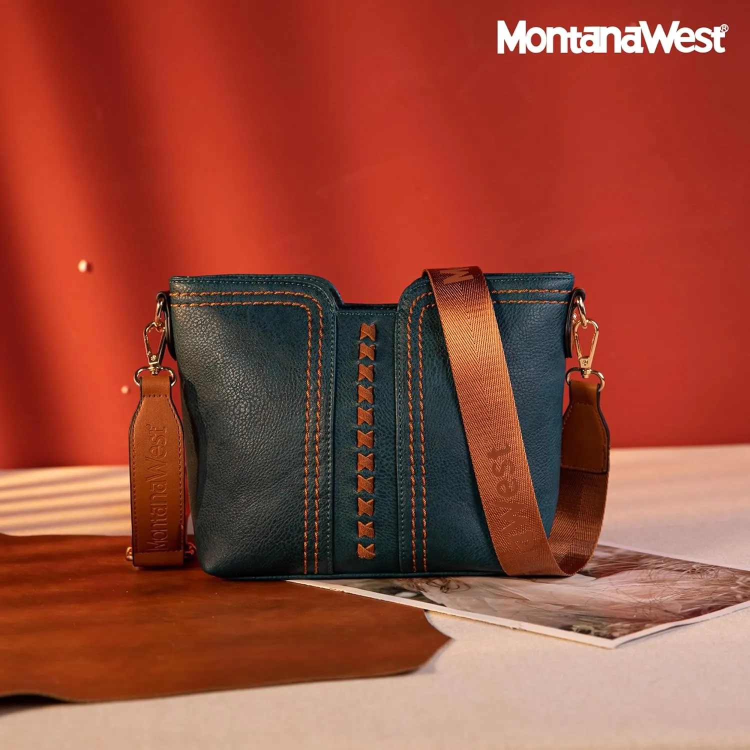 Montana West MINI Crossbody Bags for Women Cross Body Purses Shoulder Handbags with Wide Guitar Strap