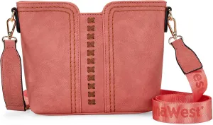 Montana West MINI Crossbody Bags for Women Cross Body Purses Shoulder Handbags with Wide Guitar Strap