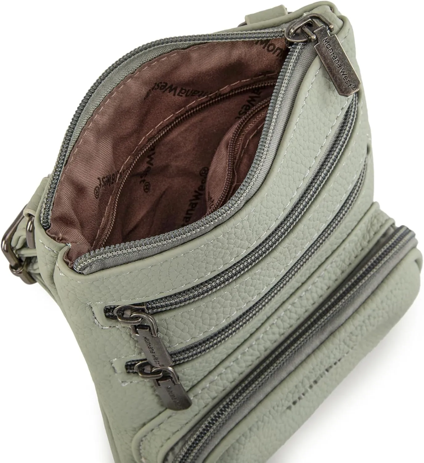 Montana West Small Crossbody Bag for Women Multi-Pocket Crossbody Purse