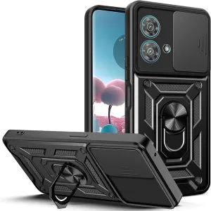 Motorola Edge 40/Neo/Pro Case Shockproof Ring Stand Phone Camera Lens Cover