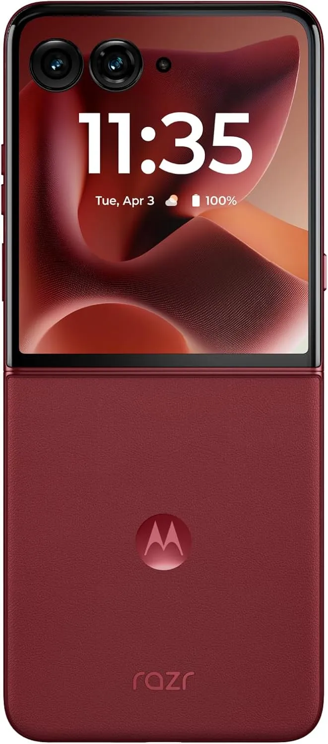 Motorola Razr Ultra 2025 | Unlocked | Made for US 16/512GB | 50MP Camera | Pantone Rio Red