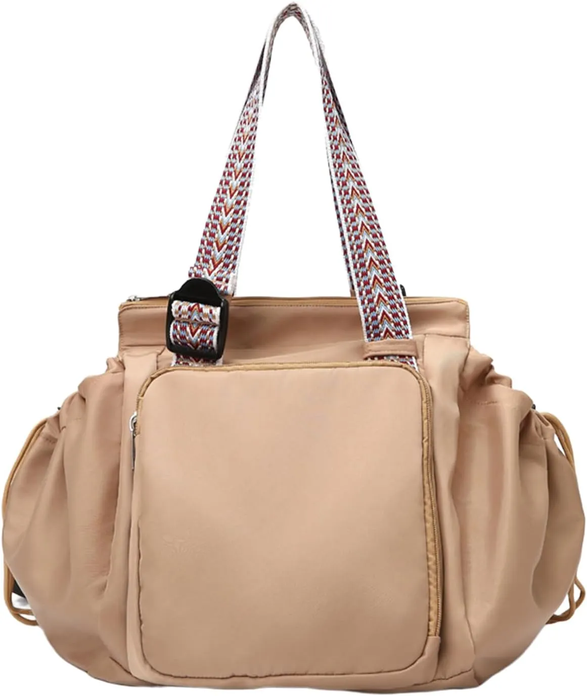 Multifunctional Travel Organizer Bag for Ladies - Doubles as a Stylish Backpack, Crossbody and Shoulder Bag, Boasts Great Storage Capacity(Khaki)