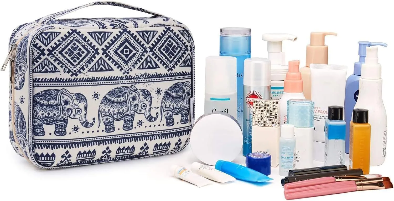 Narwey Hanging Travel Toiletry Bag Cosmetic Make up Organizer for Women and Girls Waterproof