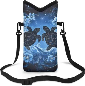 Neoprene Small Crossbody Bag with Adjustable Strap Water-Resistant Portable Cellphone Pouch for Travel, Outings