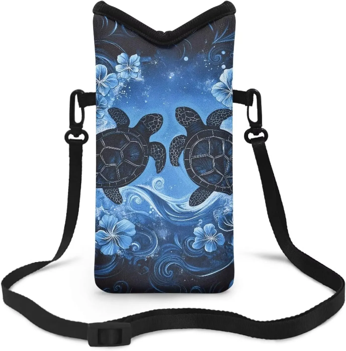 Neoprene Small Crossbody Bag with Adjustable Strap Water-Resistant Portable Cellphone Pouch for Travel, Outings