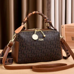 New Women's Textured Printed Simple Pillow Bags