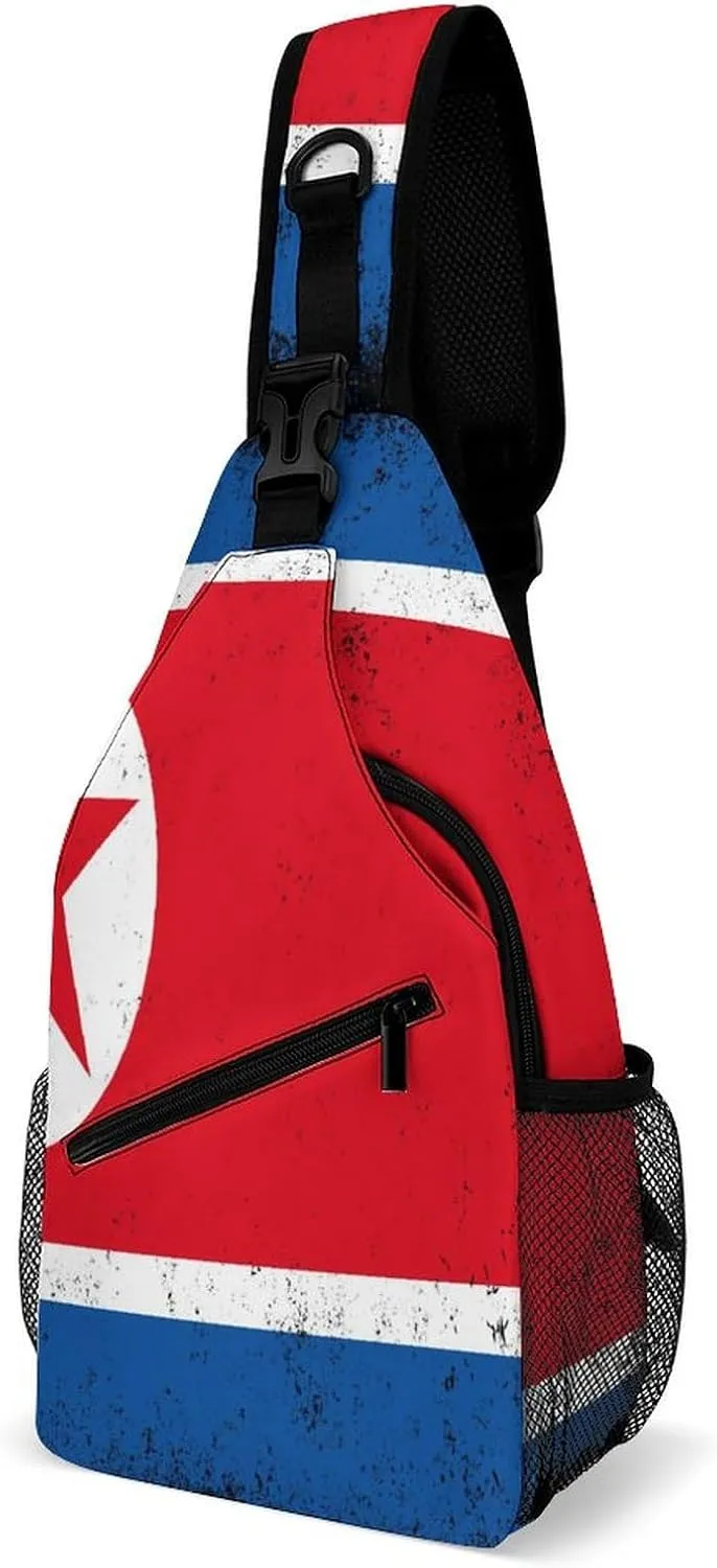 New Zealand Flag Vintage Sling Bag Crossbody Chest Bag Shoulder Bag For Travel Hiking Cycling Camping