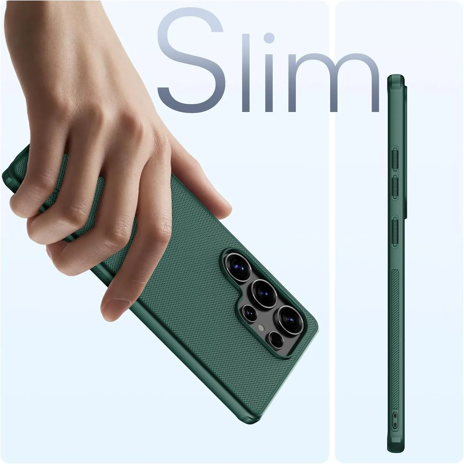 Nillkin Magnetic Shockproof for Samsung Galaxy S25 Ultra Case Magsafe, [Military-Grade Protection] [Anti-Scratch & Slip] [Compatible with MagSafe] Slim Case for Galaxy S25 Ultra Case Magsafe, Green