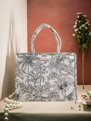 NR By Nidhi Rathi Floral Printed Structured Handheld Bag