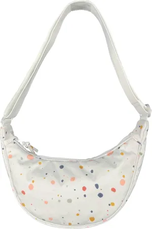 Nylon Crescent Bag – Shoulder Crossbody Bag for Women, Trendy Printed Purse