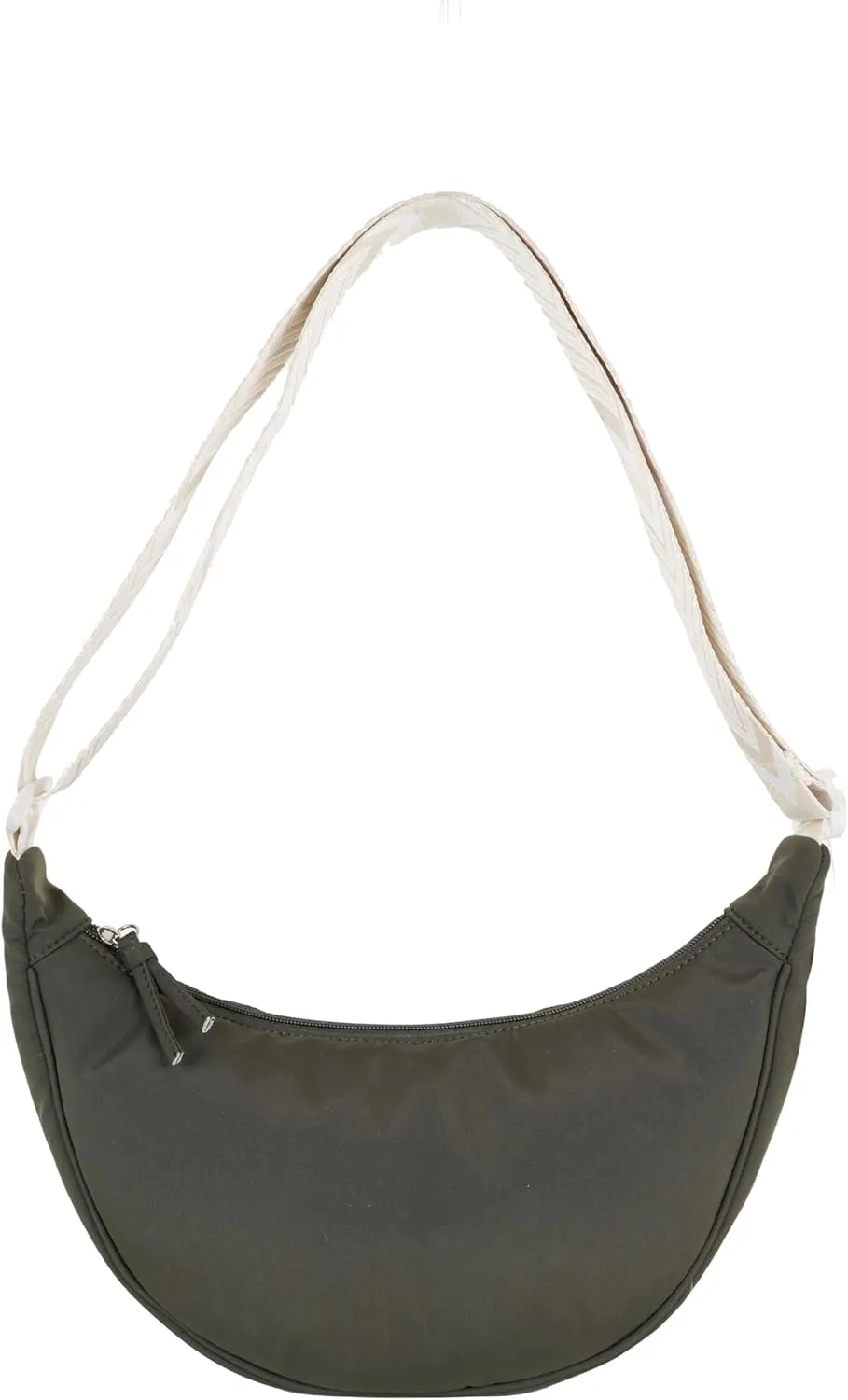 Nylon Crescent Bag – Shoulder Crossbody Bag for Women, Trendy Printed Purse