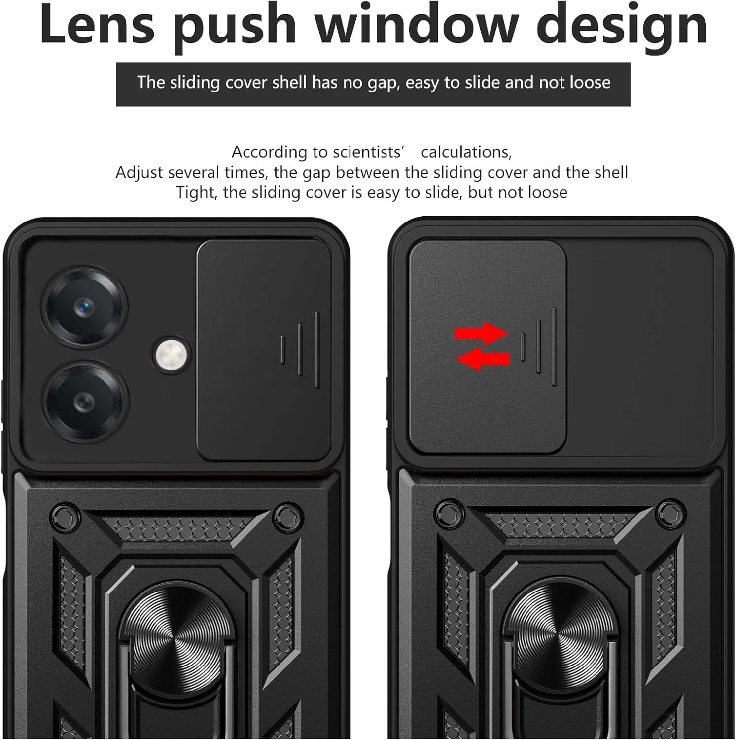 Oppo A60 5G A40 4G Case Shockproof Ring Stand Phone Camera Lens Cover