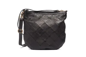 Oran - Bag - Bella Checker Cross Body - Black