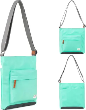 ORI LONDON Medium Nylon Crossbody Bags for Women & Men - Small Crossbody Bag w/Chunky Zippers - The Kennington